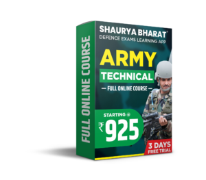 Army Technical Full Online Course - Shaurya Bharat App