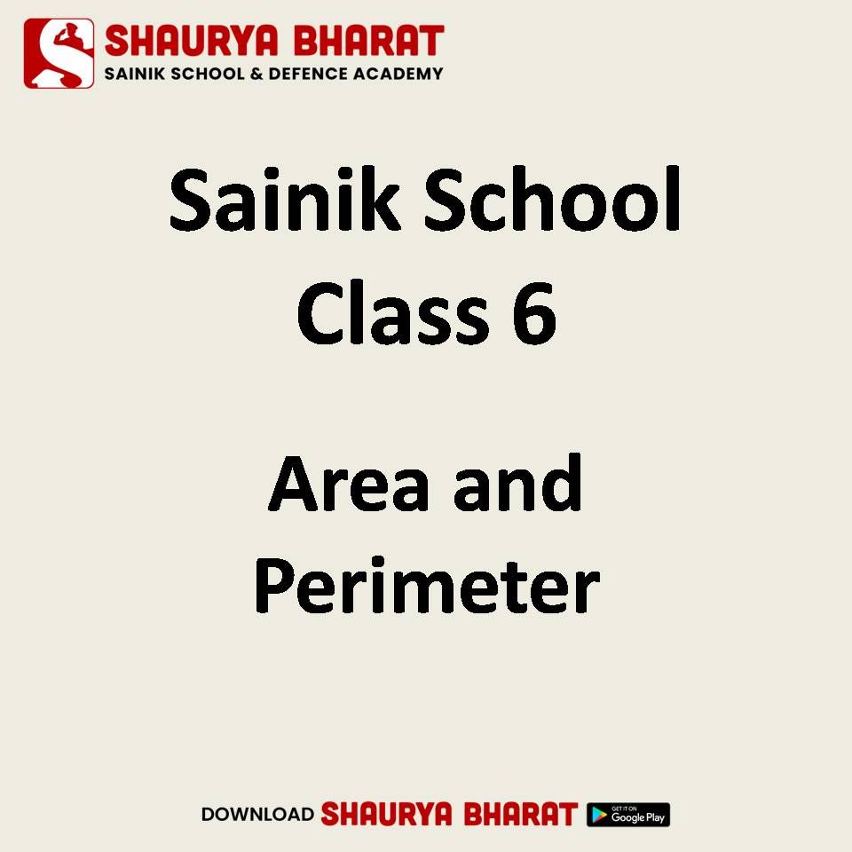 Read more about the article Area and Perimeter Class 6