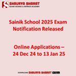 Sainik School Form 2025